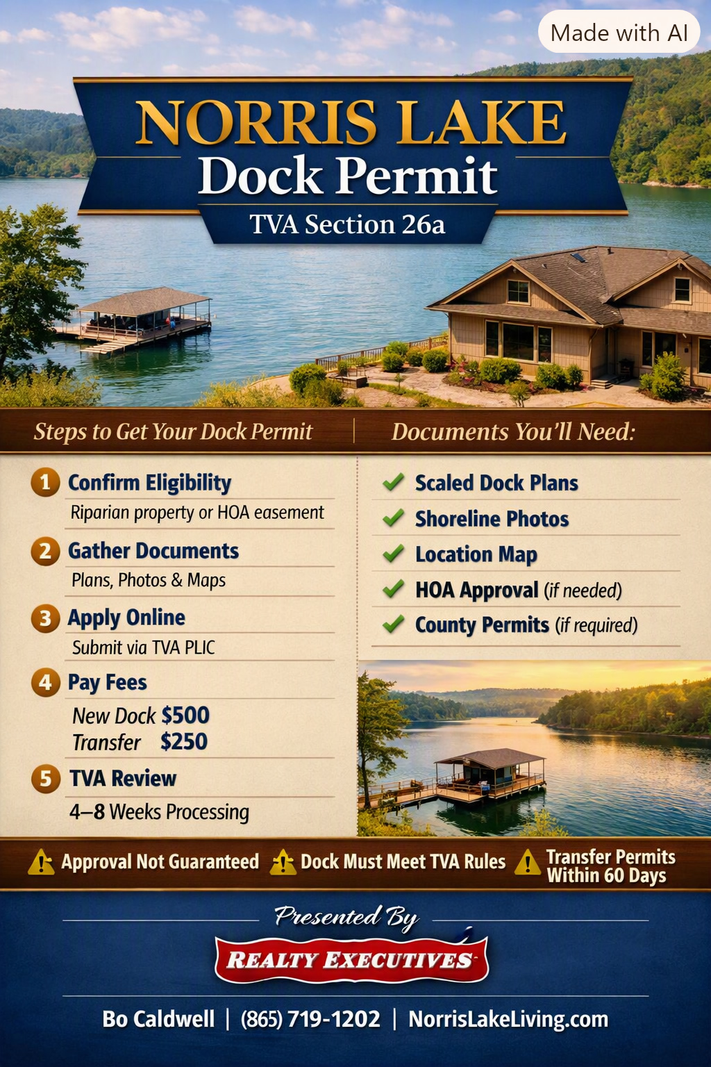 TVA Dock Permits on Norris Lake